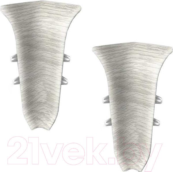 Изображение товара Уголок для плинтуса Ideal Классик 230 Дуб айсберг (5.5см, 2шт, внутренний, флоупак)