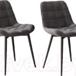 Набор стульев ДСВ Президент (графит софт)