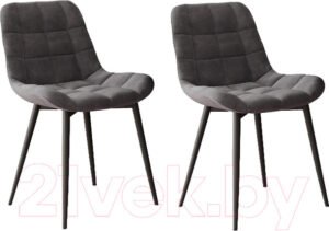 Набор стульев ДСВ Президент (графит софт)